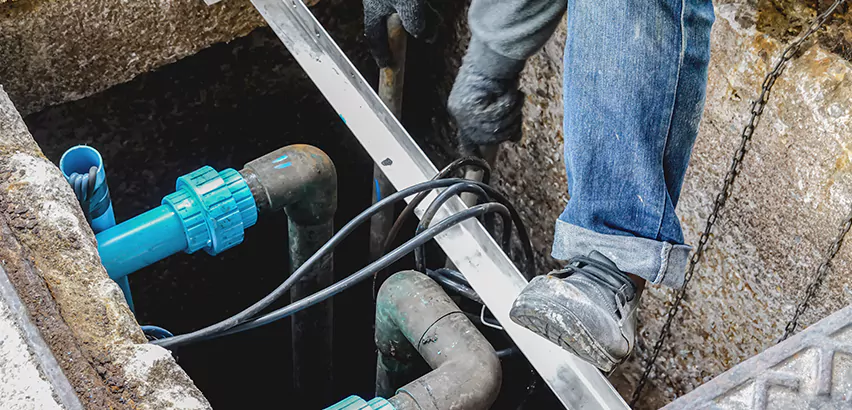 Zoeller Sewage Ejector Pump System in Rowlett