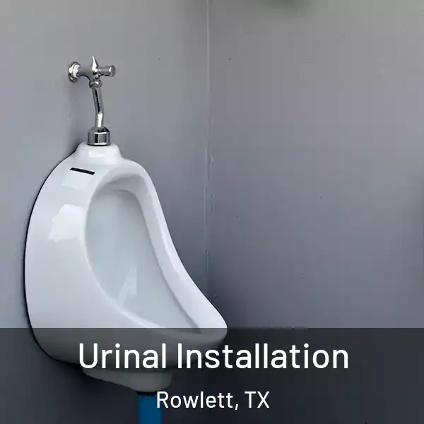  Urinal Installation Rowlett, TX