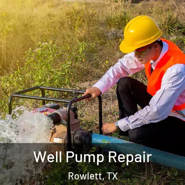  Well Pump Repair Rowlett, TX
